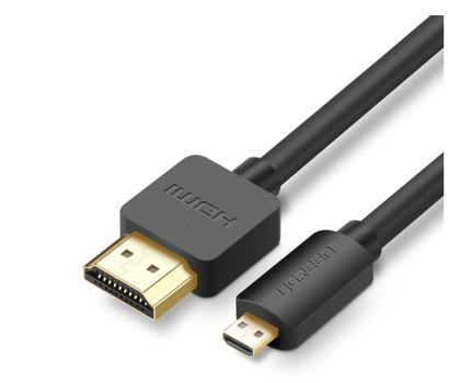 Kabel i złączka UGREEN HD127 Kabel micro HDMI - HDMI 4K 3D 1m czarny